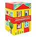 Petit Collage Peek-A-Boo Nesting and Stacking Blocks Playset, Includes 4 Stacking Boxes and 3 Wooden Characters – Easy Storage and Cute Illustrations – Makes a Great Gift Idea