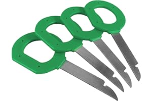 ATLIN Radio Removal Tool Set for Volkswagen, Audi, and Mercedes Vehicles - 4 Pack