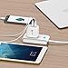 [Upgraded] iClever BoostCube 24W Dual USB Wall Charger with Foldable Plug, SmartID Technology for iPhone 7 / 6S / Plus, iPad Air 2 / mini 3, Galaxy S7 / S6 / Edge, Note 5 & More