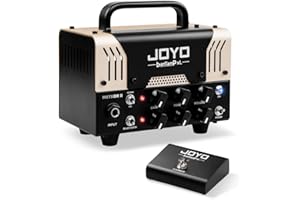 JOYO Meteor II BanTamp XL Series Mini Amp Head 20 Watt Preamp 2 Channel Hybrid Tube Guitar Amplifier Head for Electric Guitar with Bluetooth