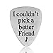 I Couldn’t Pick A Better Friend Musical Guitar Pick Jewelry Gift for Best Friends Friendship Gift