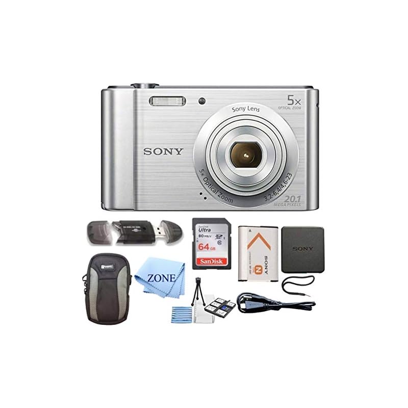 Sony W800/S DSCW800/S DSCW800S 20 MP Digital Camera 5x Optical Zoom