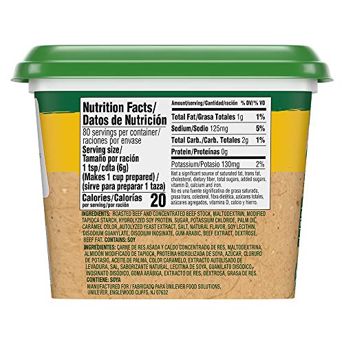 Knorr Professional Ultimate Low Sodium Beef Stock Base Gluten Free, No