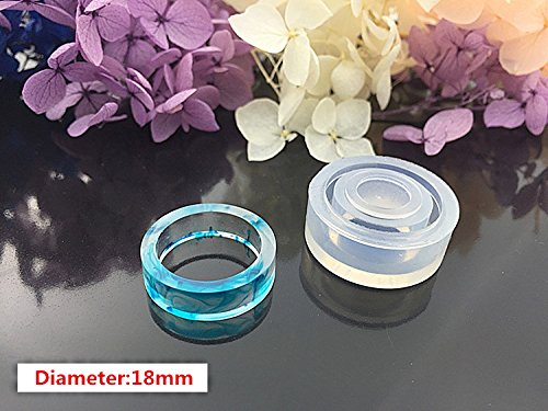 3 Pcs Ring Jewelry Casting Molds Silicone Resin Jewelry Molds ,for Polymer Clay, Crafting, Resin Epoxy, Jewelry Making