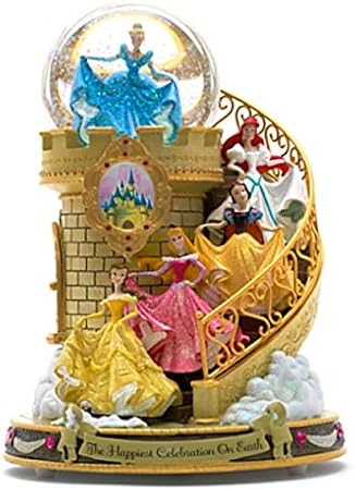 disney princess castle snow globe