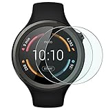 Moto 360 Sport Screen Protector, Wimaha 2 Pack Tempered Glass Screen Protector for Motorola Moto 360 Sport Ultra Clear