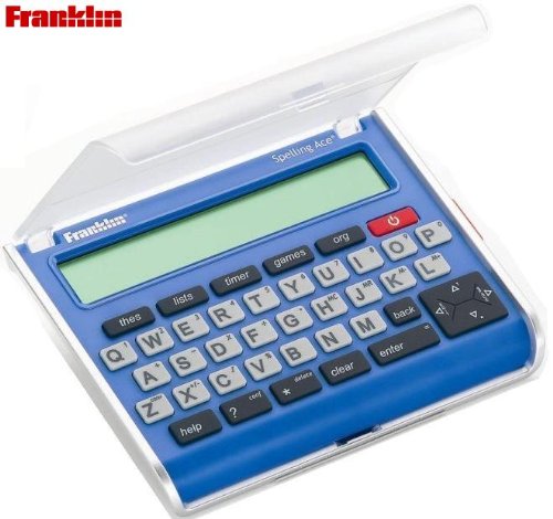 Franklin Spelling Ace SA-209 with 110,000 Word Phonetic Spell Corrector , 500,000 Synonyms & Antonyms , Word Building Exercises , Crossword Solver & Homophone Guide