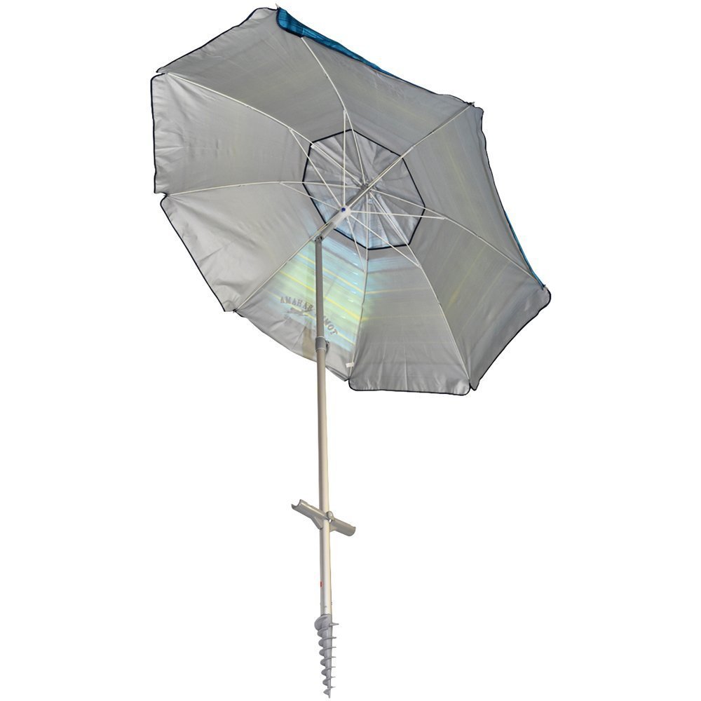 Tommy Bahama Sand Anchor 7 feet Beach Umbrella with Tilt and