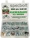 250pc Specbolt Kawasaki KX Two Stroke Bolt Kit for Maintenance & Restoration of MX Dirtbike OEM Spec Fastener KX60 KX65 KX80 KX85 KX100 KX125 KX250 KX500 60 65 80 85 100 125 250 500