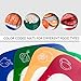 Flexible Plastic Cutting Board Set for Kitchen | Chopping Boards | Color Coded Thin Mat