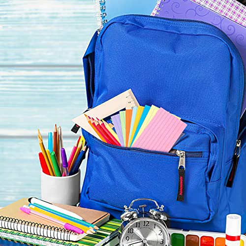 Koogel 300PCS Ruled Index Cards, Revision Cards Flash Cards 12.5 x 7.5 cm Lined Note Cards Study Cards for School Learning Memory Office
