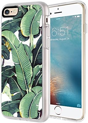 iPhone 6S Plus Case, Custype Soft TPU Shockproof Anti-Scratch Customizable Protective Case for iPhone 6 / 6s Plus 5.5"-Banana Leave