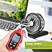 BENGOO Fan Portable USB Rechargeable Hand Handheld Mini Fan for Laptop Computer Desk Desktop Table Floor Window and for Home Office Outdoor Traveling Hiking Camping Swimming (Black)