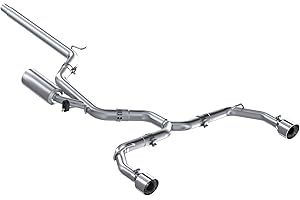 MBRP Stainless Steel Cat Back Exhaust System Dual Rear Exit, Fits Volkswagen Golf GTI MK8 2022-2025, 3"/2.5" Tubing, Stainles