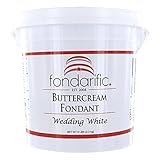 Fondarific Buttercream Wedding White Fondant, 5-Pounds