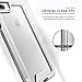 Zizo ION Series iPhone 8 Plus Case/iPhone 7 Plus Case - Military Grade Drop Tested with Tempered Glass Screen Protector (Silver/Clear)