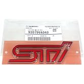 Subaru Rear STi Badge Trunk Emblem for 2015-2018 Impreza WRX STi - 93079VA040 - Genuine OEM