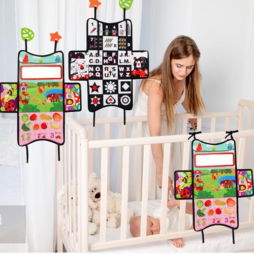 What 's Inside Soft Feely Box Baby Tissue Box Toy 3-in-1 Crinkle