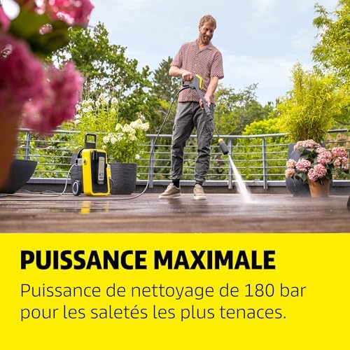 Nettoyeur Haute Pression K 7 Comfort Premium Connect, Pression Max. 180 Bar, débit : 600 l/h, Surface : 60 m²/h, Flexible Haute Pression, Enrouleur de Flexible, contrôle Via Application