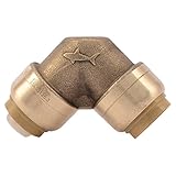 SharkBite 1-Inch 90-Degree Elbow, Push-to-Connect, PEX, Copper, CPVC