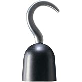 Rubies Unisex Plastic Pirate Hand Hook Costume Accessory for Themed Parties and Halloween, As Shown, 8" x 4"