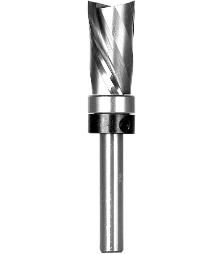 Yonico \"V\" Notch Flush Trim Face Frame Router Bit - 1/4\" Shank - Yonico 14149q