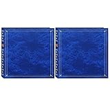 Pioneer 300 Pocket Post Bound Black Leatherette Cover Photo Album for 4