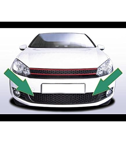 NS Front Fog Light Honeycomb Grill Cover Trim Car Lower Bumper Mesh Grille 5k0853677a 5k0853665 5k0853666 Vw Golf Mk6 2009 2013 Jetta Sportwagen Mk 2