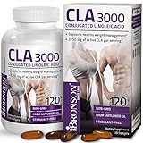 Bronson CLA 3000 Extra High Potency Non-GMO Formula, 120 Softgels