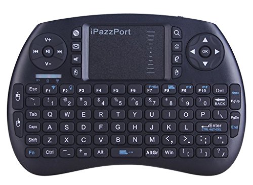 iPazzPort Backlit Wireless Mini Keyboard Usb with Touchpad for Raspberry Pi 3 KP-810-21SL