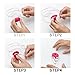 LENTION Earphone Holder / Headphone Keeper / Cable Turtle Organizer / Winder Case for iPhone, iPod, Samsung, Sony, MP4, Earbud And More (Rose Red)