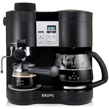 Krups XP160050 Coffee Maker and Stainless Espresso Machine