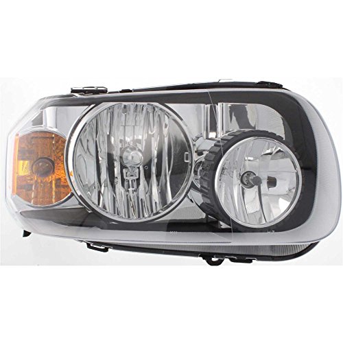 Evan-Fischer EVA13572023084 Headlight Composite Clear Lens Halogen With Bulb(s) Passenger Side