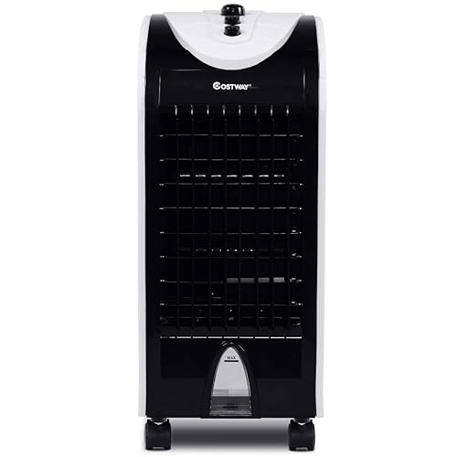 Enfriador de aire COSTWAY, climatizador de aire evaporativo portátil