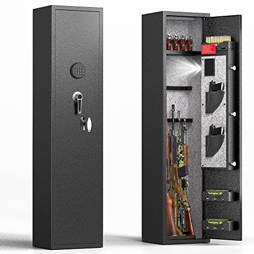 Atripark Rifle Gun Safe, Long Gun Safes for Home Rifle and Pistols