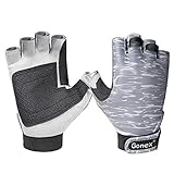 Gonex Fishing Gloves for Men Women Paddling Gloves for Fishing Kayaking Sailing Hiking Rowing Canoeing Fishing Sun Gloves UV Protection, UPF50+