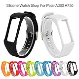 Sue Supply Universal Silicone Watch Straps Soft Rubber Replacement Watch Bands for Polar A360 A370 GPS Unisex Multiple Colors Watches and Smartwatches Accessories