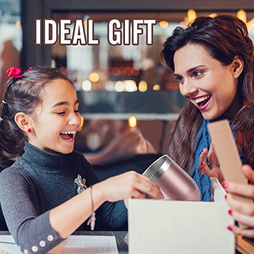 Not a Day Over Fabulous|Supkiir 12 oz Wine Tumbler, Double Wall Vacuum Insulated Wine Glasses with Lid, Stainless Steel Cup for Wine,Coffee,Cocktails,Ice Cream|Perfect Birthday, Christmas Gift … - Thumbnail 6