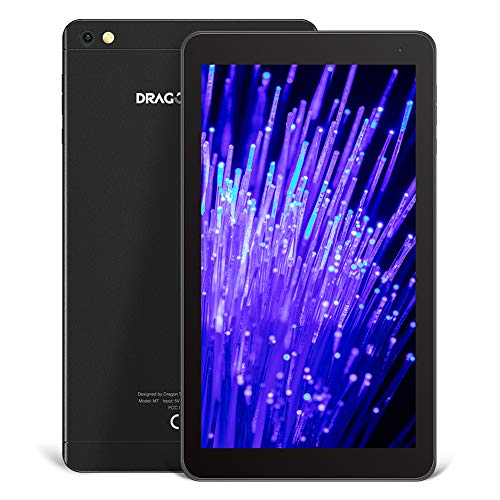 Dragon Touch M7 Tablet, 7 inch Android 9.0 Pie Tablet, 2GB RAM 16GB Storage, Quad-Core Processor, IPS HD Display, WiFi Only – Black Metal Body (Black)