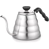 HARIO V60 Buono Stovetop Gooseneck Kettle, 1.2L Silver