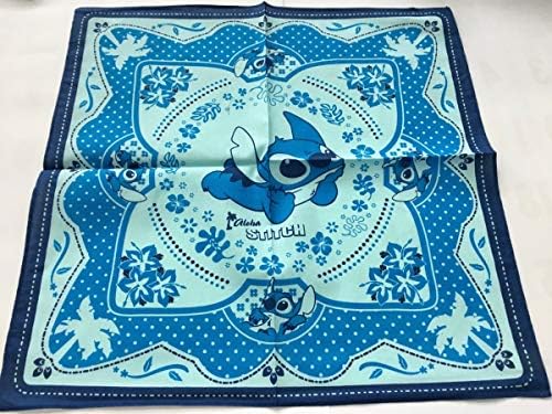 ディズニー 240枚１セット 25 超 ステッチハンカチ 送料無料 当日発送可能 無 レトロ調 バンダナ ランチョンマット 40ｘ40ｃｍ