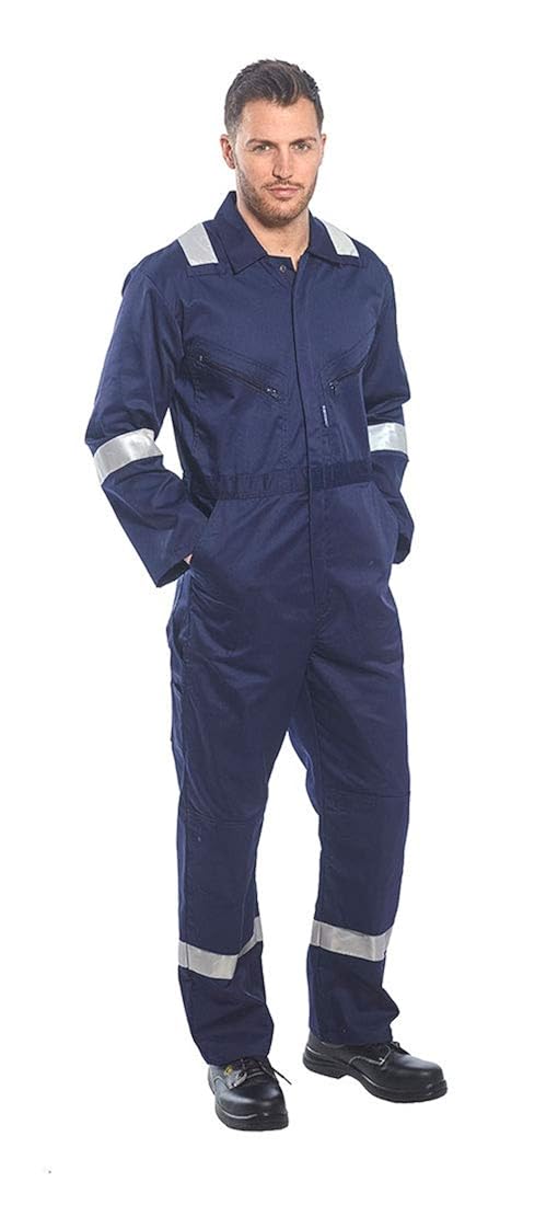 Baumwoll Overall Von Portwest - Marineblau In Größe 4XL