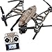MightySkins Protective Vinyl Skin Decal for Yuneec Q500 & Q500+ Quadcopter Drone wrap Cover Sticker Skins Desert Camo