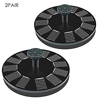 Jinxuny Solar Panel Pump Free Standing Solar Panel Fountain Pump Kit Submersible Solar Powered Fountain Pump Water Pump for Birdbath Garden and Patio (Color : 2 Packs)