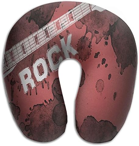 Metal Rock Wallpaper Duplex Print Neck Pillow Travel Pillow