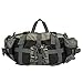 GAOAG AccMart Waterproof Fanny Waist Pack Bag for Outdoor Sports Hiking Camping Riding Travelling Black