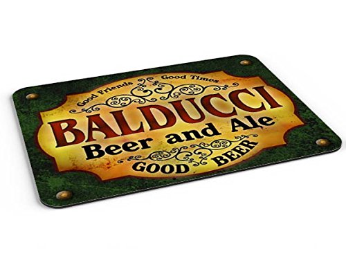 Balducci Beer & Ale Mousepad/Desk Valet/Coffee Station Mat