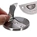 Sumnacon Powerful Stainless Steel Magnetic Door Stopper, Solid Metal Door Stop Catch with Hardware Screws, Heavy Duty Home Office Door Holder, Brushed Finish (1 Pcs)