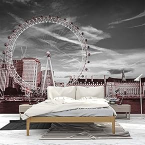 Wall Mural Famous Building Removable Wallpaper Wall Sticker for Bedroom Living Room - 66x96 inches