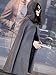 Clothink Women Solid Wool Hooded Split Front Poncho Cape